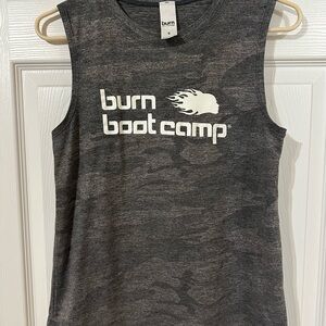 Womens Gray Sleeveless Top